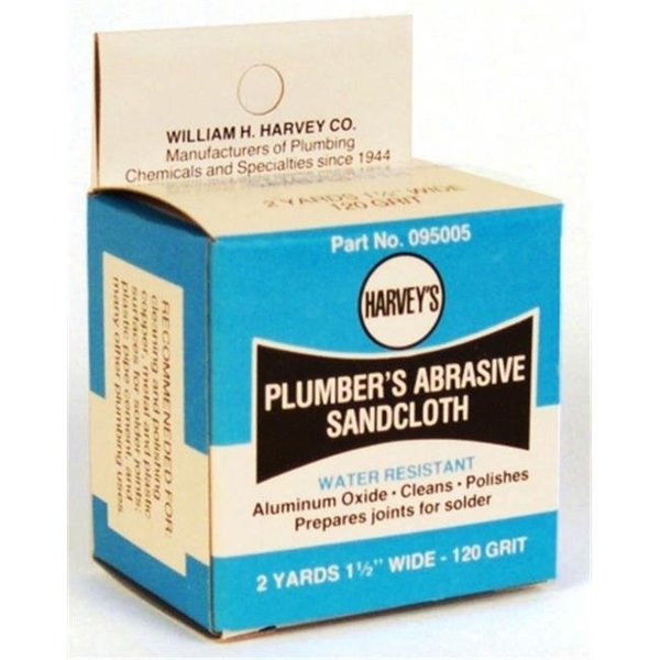 Wm Harvey Co Wm Harvey Co 1-.50in. x 10 Yards E-Z Clean Abrasive Sandcloth  095105 95105